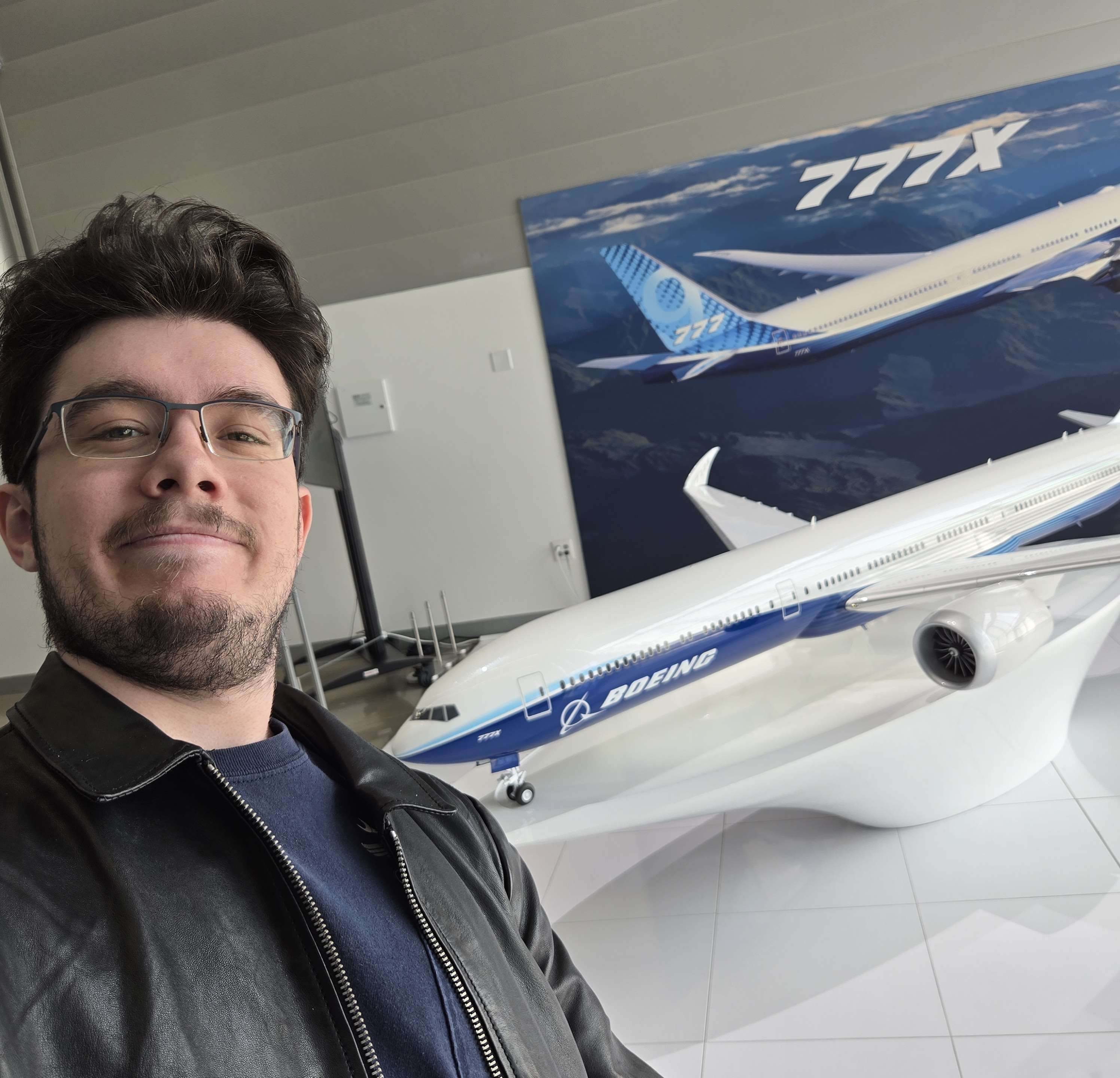 Photo of me at Boeing